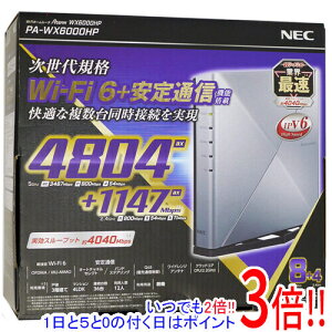 �y�����ۏؑΉ�!!�z�y�V�i�󂠂�(�������E��Ԃ�)�z NEC�� ����LAN���[�^�[ PA-WX6000HP