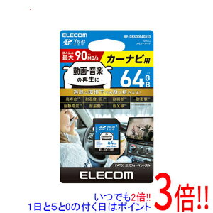 ELECOM �J�[�i�r�p SDXC�������[�J�[�h MF-DRSD064GU13 64GB