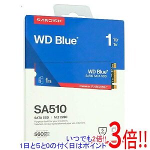�y���ł�2�{�I1����5.0�̂����A18����3�{�I�zSandisk SSD WD Blue SA510 SATA WDS100T3B0B 1TB