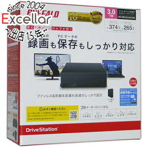 yۏؑΉ!!zBUFFALO Otn[hfBXN HD-NRLD3.0U3-BA 3TB ubN