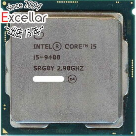 【いつでも2倍！5．0のつく日は3倍！1日も18日も3倍！】【中古】Core i5 9400 2.9GHz 9M LGA1151 65W SRG0Y