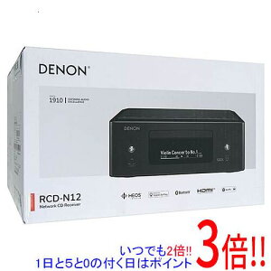 �y�����ۏؑΉ�!!�zDENON �l�b�g���[�NCD���V�[�o�[ CEOL RCD-N12-K �u���b�N