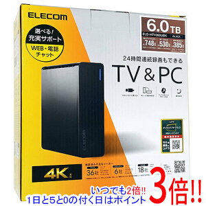 yۏؑΉ!!zELECOM TVOtn[hfBXN ELD-HTV060UBK ubN 6TB