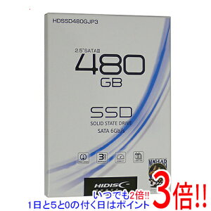 �y���ł�2�{�I1����5.0�̂����A18����3�{�I�zHI-DISC ����2.5�C���`SSD 480GB HDSSD480GJP3