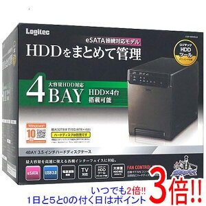 ył2{I15.0̂A183{IzLogitec USB3.0Ή 4BAY 3.5C`HDDP[X LGB-4BNHEU3 ubN