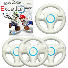 【いつでも2倍！5．0のつく日は3倍！1日も18日も3倍！】【中古】マリオカートWii 「Wiiハンドル」×4 ハンドル4個セット