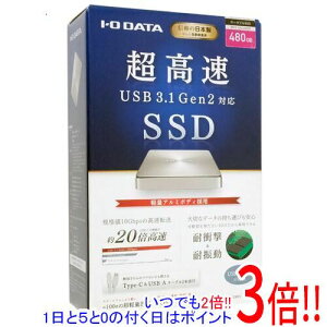 yۏؑΉ!!zI-O DATA USB 3.1 Gen2 Type-CΉ |[^uSSD SDPX-USC480SB Vo[