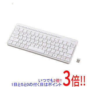 �y���ł�2�{�I1����5.0�̂����A18����3�{�I�zELECOM 2.4GHz�É��~�j�L�[�{�[�h TK-QT11MDMWH �z���C�g