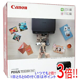 yۏؑΉ!!zyVi󂠂(EԂ)z Canon CNWFbgv^[ PIXUS TS5330 ubN