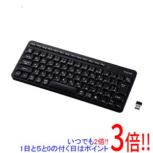 �y���ł�2�{�I1����5.0�̂����A18����3�{�I�zELECOM 2.4GHz�É��~�j�L�[�{�[�h TK-QT11MDMBK �u���b�N