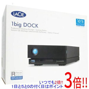 �y���ł�2�{�I1����5.0�̂����A18����3�{�I�zLaCie LaCie 1big Dock STHS16000800 16TB