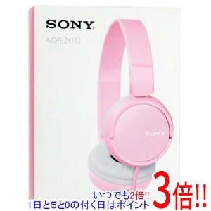 �y���ł�2�{�I1����5.0�̂����A18����3�{�I�zSONY�� ���^ �܂肽���ݎ��w�b�h�z�� MDR-ZX110 (P) �s���N