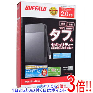 �y�����ۏؑΉ�!!�zBUFFALO��PortableHD HD-PZF2.0U3-BKA/�u���b�N 2TB