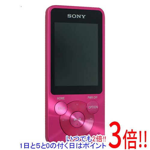 SONYウォークマン Sシリーズ NW-S15 ピンク 16GB 【全商品オープニング