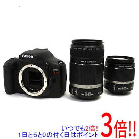 【いつでも2倍！5．0のつく日は3倍！1日も18日も3倍！】【中古】Canon製 EOS Kiss X4 ダブルズームキット