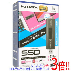 �y�����ۏؑΉ�!!�zI-O DATA USB-A��USB-C�R�l�N�^�[���� �X�e�B�b�NSSD SSPE-USC1 1TB