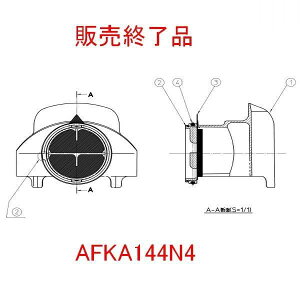 ݌ɂ  TOTO oXp[c  r rs[XZbg [i] AFKA144N4 (AFKA144N6 )