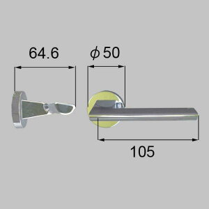 ■MZTZTFS52 送料込み LIXIL リクシル トステム 室内ドア 室内ドア 把手(とって) 空錠 スタイルFタイプ把手(空錠) MZTZTFS52