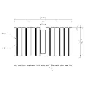  Ĉӂ TOTO X[p[GNZgoXp yʃVb^[ ӂ OF1560×760mm PCS1631#N11 ( iԕύX PCS1631N#NW1 )