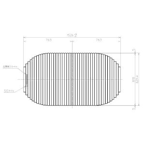  Ĉӂ TOTO Cӂ X[p[GNZgoXp yʃVb^[ ӂ OF1526×830mm PCS1640#N11