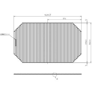 Ĉӂ TOTO Cӂ X[p[GNZgoXp yʃVb^[ ӂ OF1628×960mm PCS1700 #N11 (pi PCS1700N NW1 )