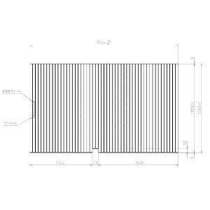  Ĉӂ TOTO Cӂ X[p[GNZgoXp yʃVb^[ ӂ OF1764×1060mm PCS1802#N11 gg