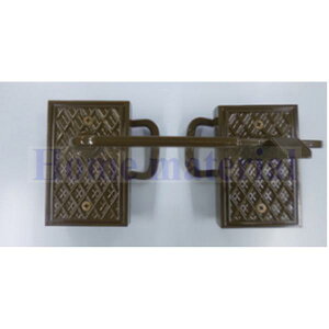 四国化成 エクステリア 補修部品 門扉 門柱 ポスト HA1両開き 錠セット 16LW-PT2-SC ステンカラー色