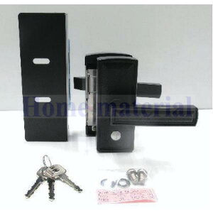 四国化成 エクステリア 補修部品 門扉 門柱 ポスト 他 Aラッチ錠 (片開き用)25LSH-BK ブラック色