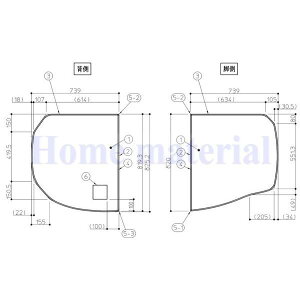  Ĉӂ TOTO Cӂ 2t^ KG165YWD N2 AFKKS81071RSAA21W AFKKS81071LSAA21W