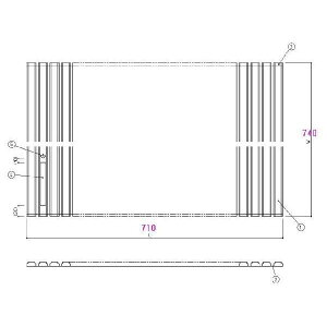 Ĉӂ TOTO Cӂ Vb^[ ӂ OF710×740mm EKK729W2 iJH0816j(iԕύX EKK729W3 ) gg