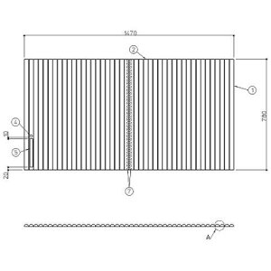 Ĉӂ TOTO Cӂ DOPڃVb^[ ӂ OF1470×780mm EKK81127W