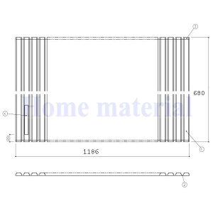 Ĉӂ TOTO Cӂ Vb^[ ӂ OF680×1186mm EKK84017W3 gg