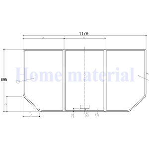 Ĉӂ TOTO Cӂ g݂ӂ cȂgӂӂ XNGA ،L 1200p EKK84132N3#ETW 1179 (393×3)×695