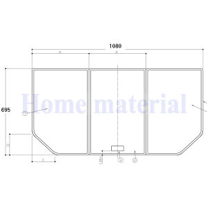Ĉӂ TOTO Cӂ g݂ӂ cȂgӂӂ XNGA ،L 1100p EKK84138N1#ETW 1080 (360×3)×695