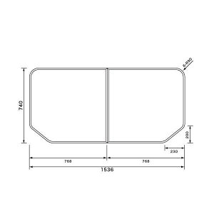 Ĉӂ pi\jbN idH iVij g݂ӂ Cӂ GTD74KN11 ( RLA74KF11 RLD74KF11̑֕ij 740×1536mm