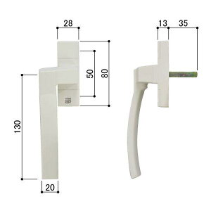 WM在庫有 送料無料 YKK 勝手口ドア ハンドル グレモン内ハンドル(外観右吊元)HH2K31738