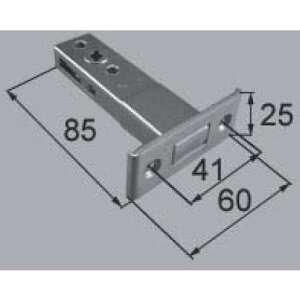 LIXIL リクシル トステム 錠 玄関・店舗・勝手口・テラスドア サブ箱錠 J3N025