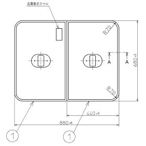 Ĉӂ TOTO Cӂ gݍ킹 g݂ӂ OF880×680mm PCF1011 #N11 (֕i PCF1010R)