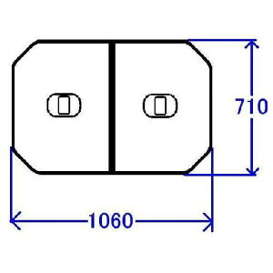 Ĉӂ TOTO Cӂ yʔctgݍ킹 g݂ӂ OF1060×710mm PCF1110N#N11(iԕύXPCF1110R#NW1j gg