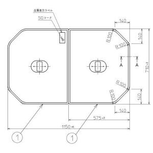 Ĉӂ TOTO Cӂ yʌyʔctgݍ킹 g݂ӂ OF1150×710mm PCF1210N #N11iiԕύXPCF1210R #NW1j