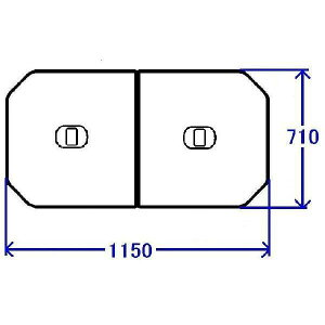 Ĉӂ TOTO Cӂ yʔctgݍ킹 g݂ӂ OF1150×710mm PCF1210N#N11iiԕύXPCF1210R#NW1) gg