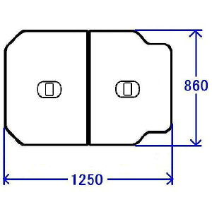  Ĉӂ TOTO Cӂ yʔctgݍ킹 g݂ӂ OF1250×860mm PCF1300N#N11(PCF1300R#NW1) gg