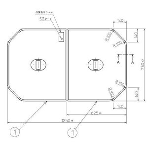  Ĉӂ TOTO Cӂ yʌyʔctgݍ킹 g݂ӂ OF1250×760mm PCF1310N #N11(iԕύXPCF1310R #NW1 ) gg
