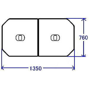  Ĉӂ TOTO Cӂ yʔctgݍ킹 g݂ӂ OF1350×760mm PCF1400N#N11 iiԕύXPCF1400R#NW1jgg
