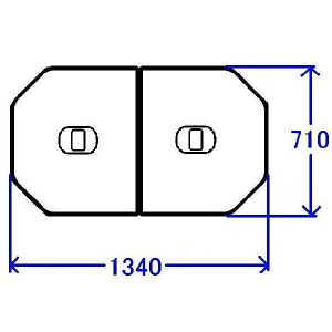 Ĉӂ TOTO Cӂ yʔctgݍ킹 g݂ӂ OF1340×710mm PCF1420N#N11 gg