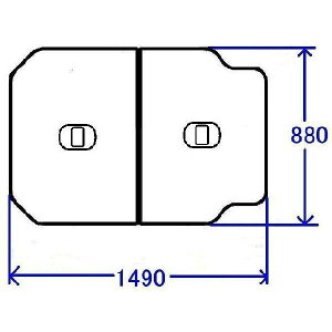 Ĉӂ TOTO Cӂ yʔctgݍ킹 g݂ӂ OF1490×880mm PCF1500N#N11iiԕύXPCF1500R#NW1 j gg