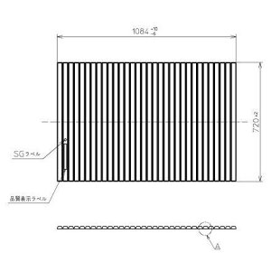 Ĉӂ TOTO Cӂ yʃVb^[ ӂ OF1084×720mm PCS1100 #N11(iԕύXPCS1100N #NW1 ) gg