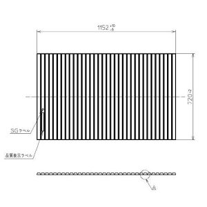 Ĉӂ TOTO Cӂ yʃVb^[ ӂ OF1152×720mm PCS1200#N11(iԕύX PCN1200NNW1j