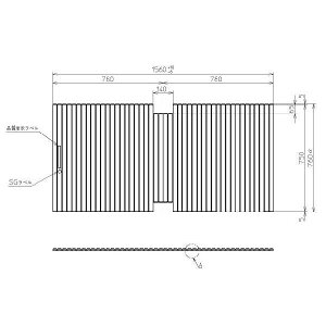 Ĉӂ TOTO Cӂ X[p[GNZgoXp yʃVb^[ ӂ OF1560×760mm PCS1631#N11 (pi PCS1631N#NW1 )