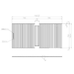Ĉӂ TOTO Cӂ X[p[GNZgoXp yʃVb^[ ӂ OF1560×760mm PCS1631#N11 (pi PCS1631N#NW1 )